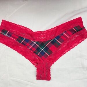 Victoria's Secret Lace Plaid Underwear
